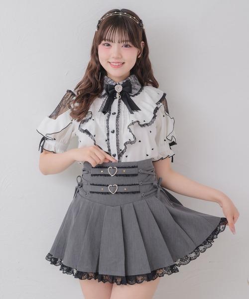 ROJITA(ロジータ)の「サイドレースアッププリーツスカート(スカート・レディース・ブラック/グレー/ピンク・FREE)」の19枚目の写真