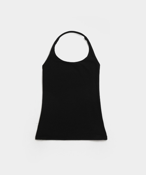 BLACKUP（ブラックアップ）の「[MADE] ヒイキホルターネックタンクトップ（タンクトップ・レディース・ピンク/ブラック/ブルーグリーン/アイボリー・FREE）」の12枚目の写真