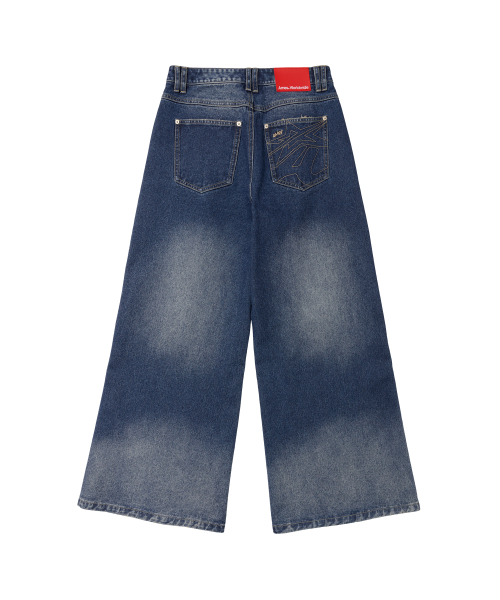 AMESWORLDWIDE（アメスワールドワイド）の「FLARED DENIM PANTS BLUE（デニムパンツ・レディース・その他・MEDIUM/LARGE/SMALL）」の9枚目の写真