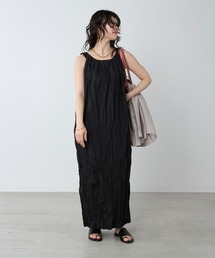 le（ル）の「【le】シャーリングワンピース-WRINKLED SHIRRING OPS（ワンピース）」