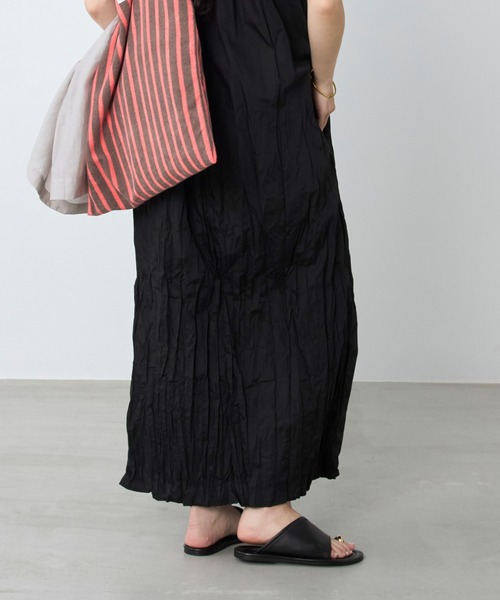 le(ル)の「【le】シャーリングワンピース-WRINKLED SHIRRING OPS(ワンピース・レディース・ブラック・FREE)」の11枚目の写真