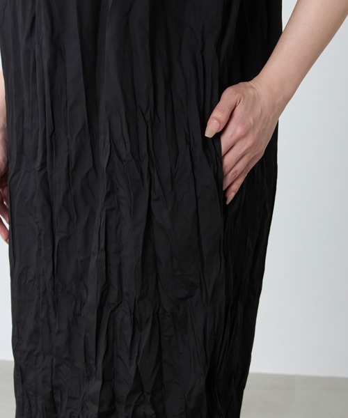 le(ル)の「【le】シャーリングワンピース-WRINKLED SHIRRING OPS(ワンピース・レディース・ブラック・FREE)」の20枚目の写真