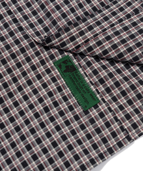 kaifai（カイファイ）の「フラットチェックシャツ（レッド）K26QB225（シャツ/ブラウス・レディース・その他・MEDIUM/LARGE）」の2枚目の写真