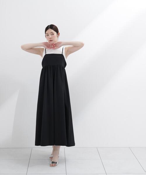 PROPORTION BODY DRESSING(プロポーションボディドレッシング)の「カットドッキングキャミワンピース / 1216240600(ワンピース・レディース・ブラック/ピンク/ダークグレー・MEDIUM/P/S/SMALL)」の7枚目の写真