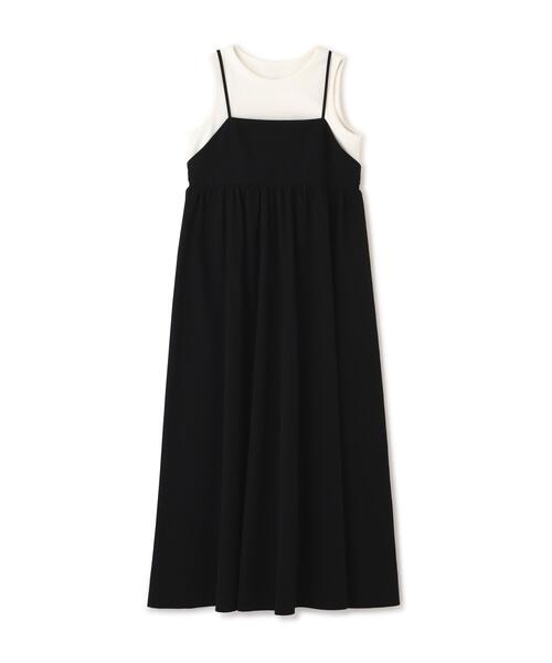 PROPORTION BODY DRESSING(プロポーションボディドレッシング)の「カットドッキングキャミワンピース / 1216240600(ワンピース・レディース・ブラック/ピンク/ダークグレー・MEDIUM/P/S/SMALL)」の9枚目の写真