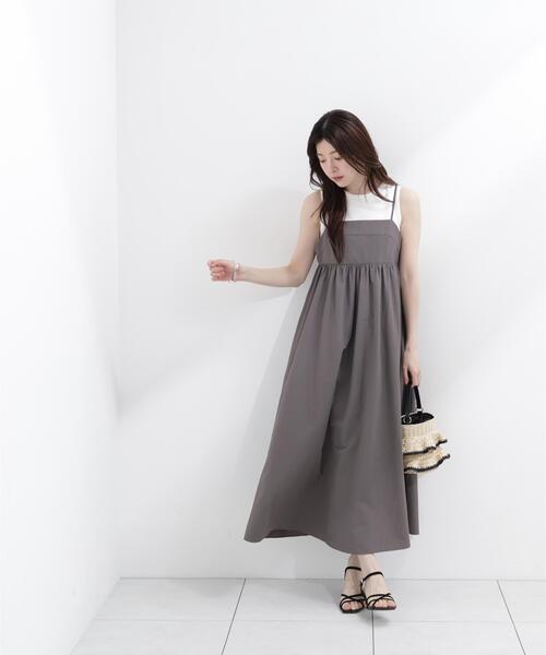 PROPORTION BODY DRESSING(プロポーションボディドレッシング)の「カットドッキングキャミワンピース / 1216240600(ワンピース・レディース・ブラック/ピンク/ダークグレー・MEDIUM/P/S/SMALL)」の14枚目の写真
