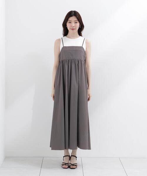 PROPORTION BODY DRESSING(プロポーションボディドレッシング)の「カットドッキングキャミワンピース / 1216240600(ワンピース・レディース・ブラック/ピンク/ダークグレー・MEDIUM/P/S/SMALL)」の17枚目の写真