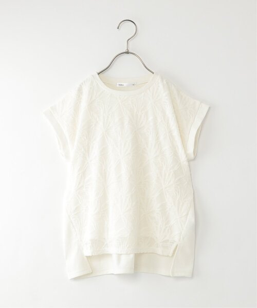 ikka（イッカ）の「【親子コーデ】冷感フロントレース切り替えプルオーバー（130~160cm）（Tシャツ/カットソー・キッズ・ミント/オフホワイト・140/160/150/130）」の11枚目の写真