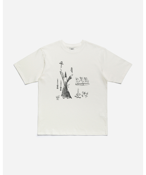 MODNINE（モディナイン）の「Black Magic - Oversized T-Shirt White（Tシャツ/カットソー・メンズ・その他・SMALL/MEDIUM/LARGE/X-LARGE）」の2枚目の写真