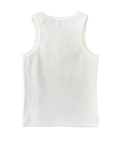 BLR BLUER(ビーエルアールブラー)の「【BLR BLUER】Logo Rivet Sleeveless / 【ビーエルアール ブラー】ロゴリベットタンクトップ(タンクトップ・メンズ・ホワイト/ブラック・M/L)」の11枚目の写真