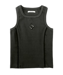 BLR BLUER（ビーエルアールブラー）の「【BLR BLUER】Logo Rivet Sleeveless / 【ビーエルアール ブラー】ロゴリベットタンクトップ（タンクトップ）」