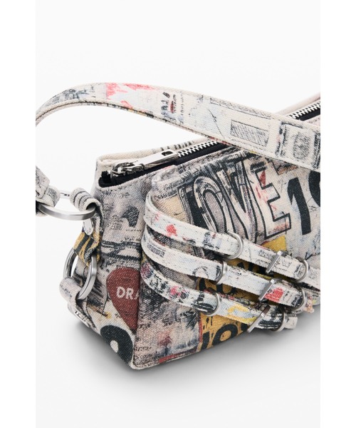 Desigual(デシグアル)の「graffiti collage shoulder bag /グラフィティコラージュショルダーバッグ(ショルダーバッグ・レディース・マルチ・FREE)」の3枚目の写真