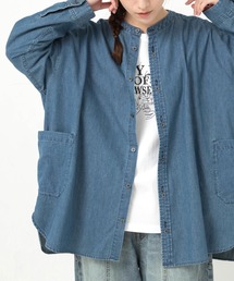 シャツ/ブラウス デニムシャツチュニック デニム デニム デニム デニム