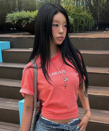 I Am Hot Vintage T-Shirt Red