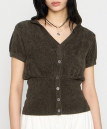 LAGUA GEM（ラグアジェム）の「PUFF SLEEVE HOODIE トップス（ニット/セーター・レディース）」