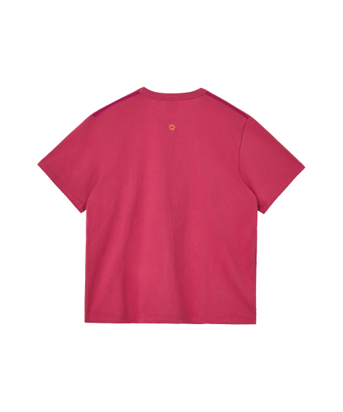HELLO SUNRISE(ハローサンライズ)の「HS Sunrise Bloom Tee_Magenta Pink(Tシャツ/カットソー・レディース・ピンク・SMALL/MEDIUM/LARGE)」の3枚目の写真