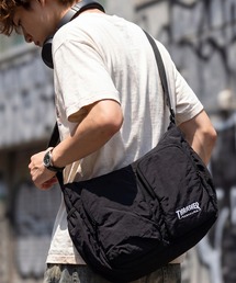 【THRASHER/スラッシャー】ダブルポケット ショルダーバッグ