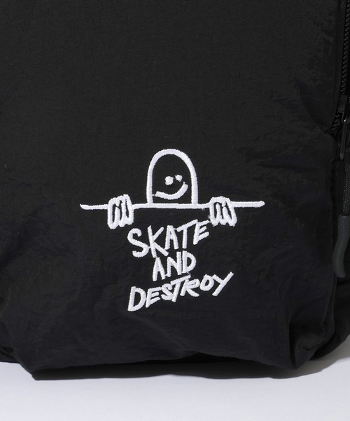 THRASHER（スラッシャー）の「【THRASHER/スラッシャー】ダブルポケット ショルダーバッグ（ショルダーバッグ・メンズ・ブラック系1/ブラック・FREE）」の6枚目の写真