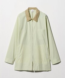 6(ROKU)＞麻ブレンド ノーカラー ジャケット（テーラードジャケット