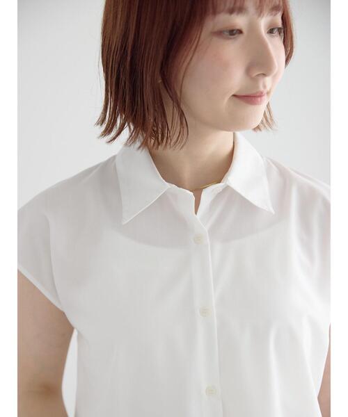 Te chichi(テチチ)の「レースヘムドッキングシャツ(シャツ/ブラウス・レディース・オフホワイト/ブルー/ネイビー・F)」の21枚目の写真