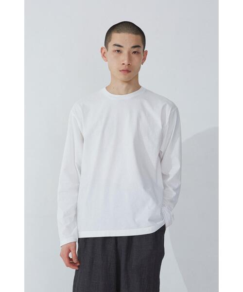 YLEVE(イレーヴ)の「Y / ORGANIC COTTON JERSEY L/S T(Tシャツ/カットソー・メンズ・ネイビー/ホワイト・1/4)」の20枚目の写真