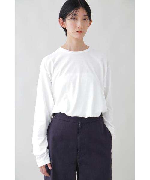 YLEVE(イレーヴ)の「Y / ORGANIC COTTON JERSEY L/S T(Tシャツ/カットソー・メンズ・ネイビー/ホワイト・1/4)」の17枚目の写真