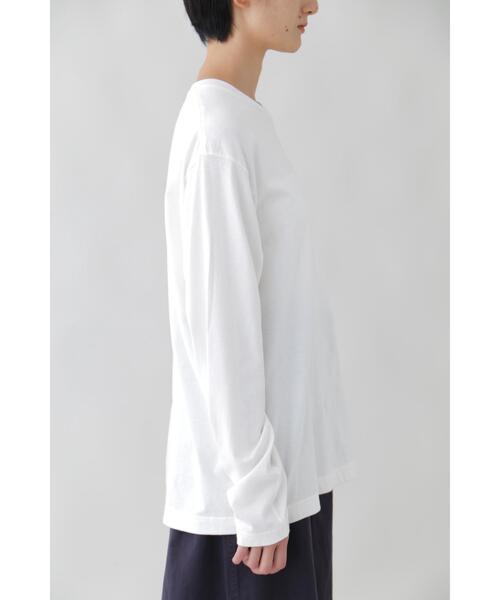 YLEVE(イレーヴ)の「Y / ORGANIC COTTON JERSEY L/S T(Tシャツ/カットソー・メンズ・ネイビー/ホワイト・1/4)」の15枚目の写真