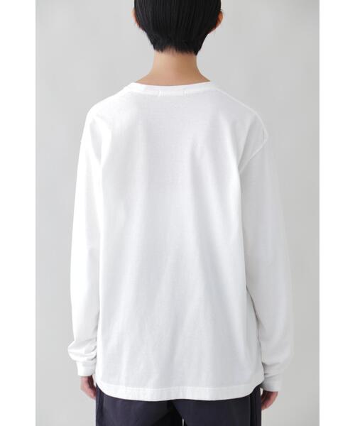 YLEVE(イレーヴ)の「Y / ORGANIC COTTON JERSEY L/S T(Tシャツ/カットソー・メンズ・ネイビー/ホワイト・1/4)」の14枚目の写真
