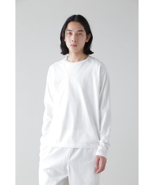 YLEVE(イレーヴ)の「Y / ORGANIC COTTON JERSEY L/S T(Tシャツ/カットソー・メンズ・ネイビー/ホワイト・1/4)」の11枚目の写真