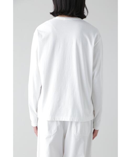 YLEVE(イレーヴ)の「Y / ORGANIC COTTON JERSEY L/S T(Tシャツ/カットソー・メンズ・ネイビー/ホワイト・1/4)」の8枚目の写真