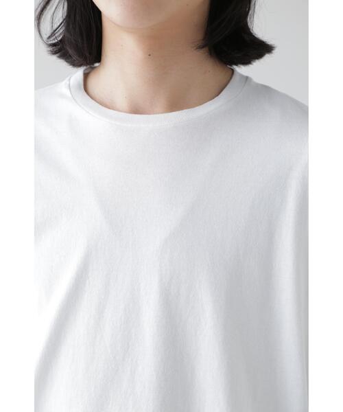YLEVE(イレーヴ)の「Y / ORGANIC COTTON JERSEY L/S T(Tシャツ/カットソー・メンズ・ネイビー/ホワイト・1/4)」の7枚目の写真