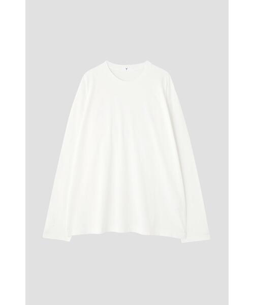 YLEVE(イレーヴ)の「Y / ORGANIC COTTON JERSEY L/S T(Tシャツ/カットソー・メンズ・ネイビー/ホワイト・1/4)」の4枚目の写真