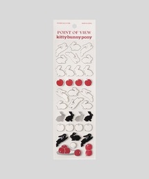 kittybunnypony（キティバニーポニー）の「Silver Apple Bunny Sticker（ステッカー/テープ）」