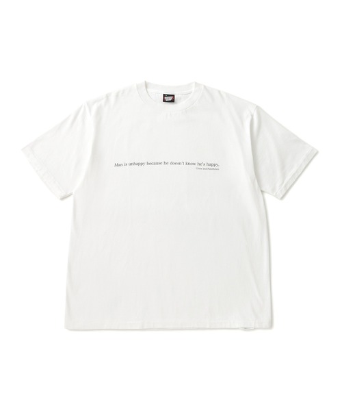SCREEN STARS(スクリーンスターズ)の「【SCREEN STARS / スクリーンスターズ】フロントタイポグラフィTシャツ(Tシャツ/カットソー・メンズ・ホワイト/ブラック・L/LL/M)」の13枚目の写真