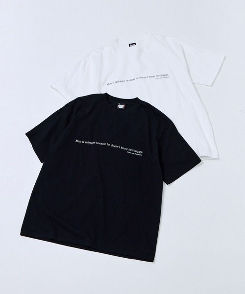 SCREEN STARS(スクリーンスターズ)の「【SCREEN STARS / スクリーンスターズ】フロントタイポグラフィTシャツ(Tシャツ/カットソー・メンズ・ホワイト/ブラック・L/LL/M)」の14枚目の写真