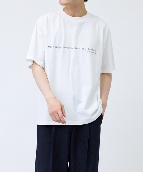 SCREEN STARS(スクリーンスターズ)の「【SCREEN STARS / スクリーンスターズ】フロントタイポグラフィTシャツ(Tシャツ/カットソー・メンズ・ホワイト/ブラック・L/LL/M)」の15枚目の写真