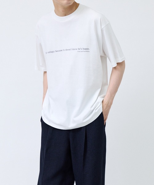 SCREEN STARS(スクリーンスターズ)の「【SCREEN STARS / スクリーンスターズ】フロントタイポグラフィTシャツ(Tシャツ/カットソー・メンズ・ホワイト/ブラック・L/LL/M)」の16枚目の写真