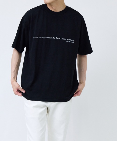 SCREEN STARS(スクリーンスターズ)の「【SCREEN STARS / スクリーンスターズ】フロントタイポグラフィTシャツ(Tシャツ/カットソー・メンズ・ホワイト/ブラック・L/LL/M)」の18枚目の写真