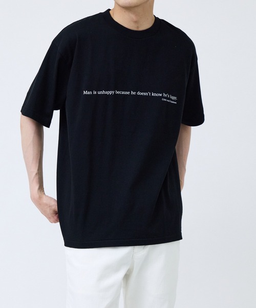 SCREEN STARS(スクリーンスターズ)の「【SCREEN STARS / スクリーンスターズ】フロントタイポグラフィTシャツ(Tシャツ/カットソー・メンズ・ホワイト/ブラック・L/LL/M)」の19枚目の写真