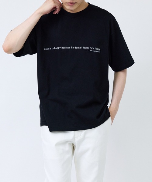 SCREEN STARS(スクリーンスターズ)の「【SCREEN STARS / スクリーンスターズ】フロントタイポグラフィTシャツ(Tシャツ/カットソー・メンズ・ホワイト/ブラック・L/LL/M)」の20枚目の写真