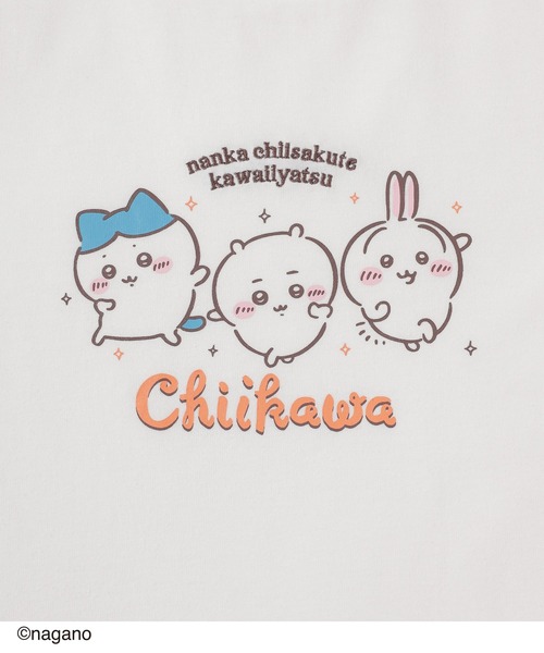 Honeys(ハニーズ)の「ちいかわ/Tシャツ(Tシャツ/カットソー・レディース・ミント/アイボリー/ブラック・S/M/LL/L)」の17枚目の写真