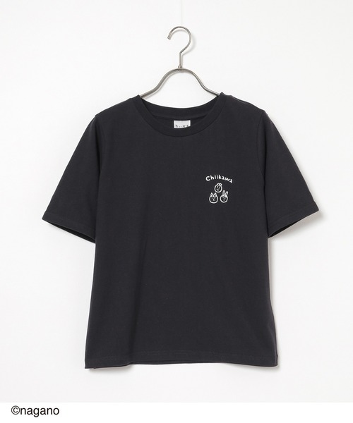 Honeys(ハニーズ)の「ちいかわ/Tシャツ(Tシャツ/カットソー・レディース・ミント/アイボリー/ブラック・S/M/LL/L)」の18枚目の写真