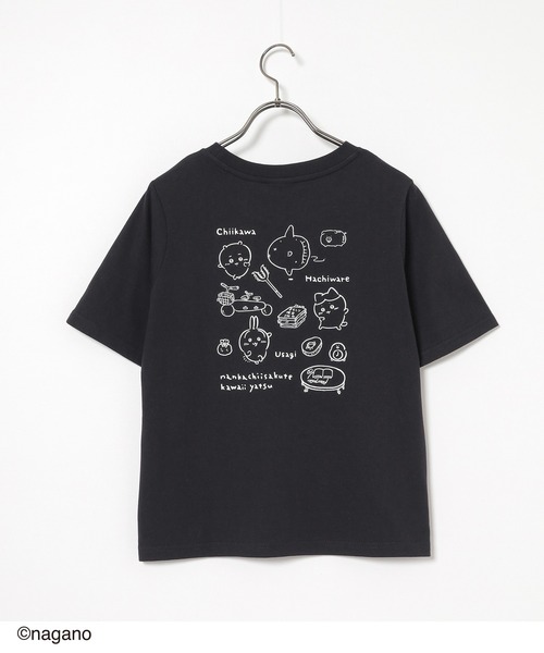 Honeys(ハニーズ)の「ちいかわ/Tシャツ(Tシャツ/カットソー・レディース・ミント/アイボリー/ブラック・S/M/LL/L)」の19枚目の写真
