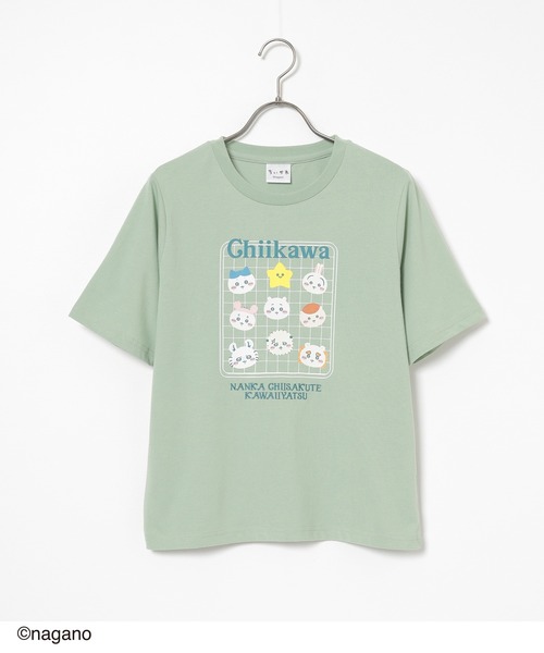 Honeys(ハニーズ)の「ちいかわ/Tシャツ(Tシャツ/カットソー・レディース・ミント/アイボリー/ブラック・S/M/LL/L)」の22枚目の写真