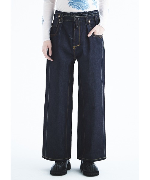 DAIRIKU(ダイリク)の「Freedom StitchRigid Denim Pants/デニム/DAIRIKU(デニムパンツ・メンズ・インディゴブルー・MEDIUM/SMALL)」の4枚目の写真