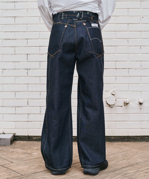 DAIRIKU(ダイリク)の「Freedom StitchRigid Denim Pants/デニム/DAIRIKU(デニムパンツ・メンズ・インディゴブルー・MEDIUM/SMALL)」の9枚目の写真