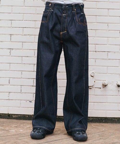 DAIRIKU(ダイリク)の「Freedom StitchRigid Denim Pants/デニム/DAIRIKU(デニムパンツ・メンズ・インディゴブルー・MEDIUM/SMALL)」の8枚目の写真