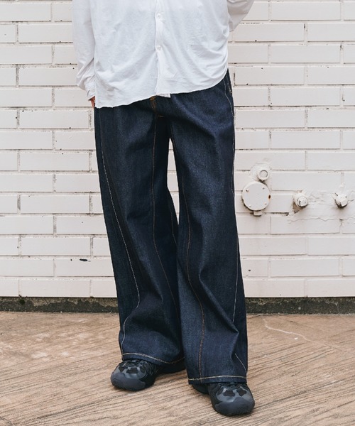 DAIRIKU(ダイリク)の「Freedom StitchRigid Denim Pants/デニム/DAIRIKU(デニムパンツ・メンズ・インディゴブルー・MEDIUM/SMALL)」の7枚目の写真