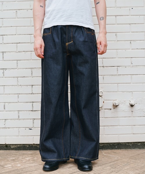 DAIRIKU(ダイリク)の「Freedom StitchRigid Denim Pants/デニム/DAIRIKU(デニムパンツ・メンズ・インディゴブルー・MEDIUM/SMALL)」の13枚目の写真