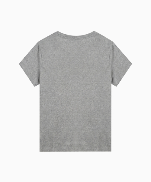 MOON FAIRY（ムーンフェアリー）の「CROSS レディース スリム半袖Tシャツ [メランジグレー]（Tシャツ/カットソー・レディース・その他・MEDIUM/LARGE）」の4枚目の写真